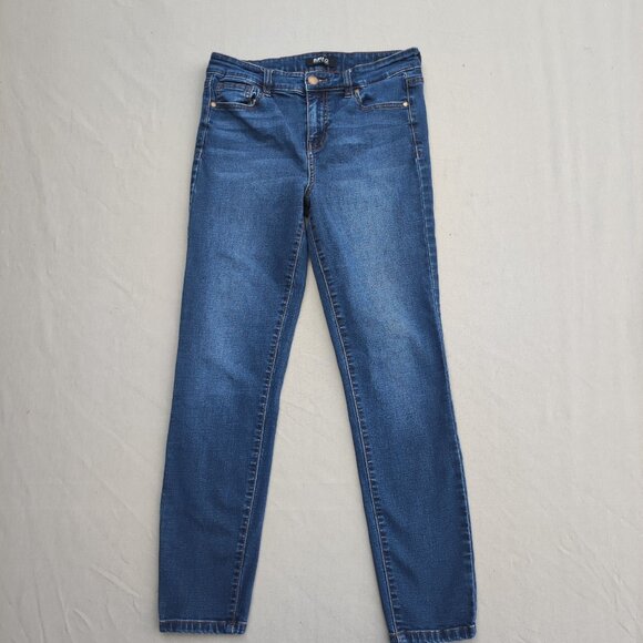 Buffalo jeans Aubrey women's sz 4 ink blue colour High rise Stretch Ankle grazer - Picture 1 of 14